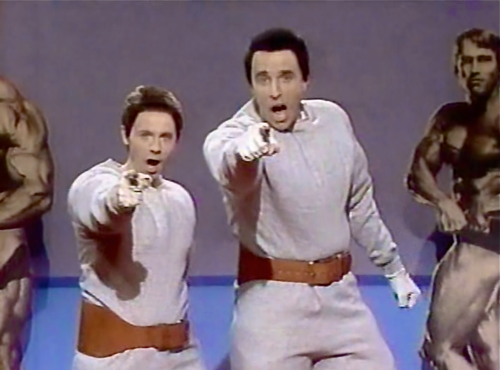 Belts will not actually turn you into Hans and Franz....but their tapered belts are actually useless.