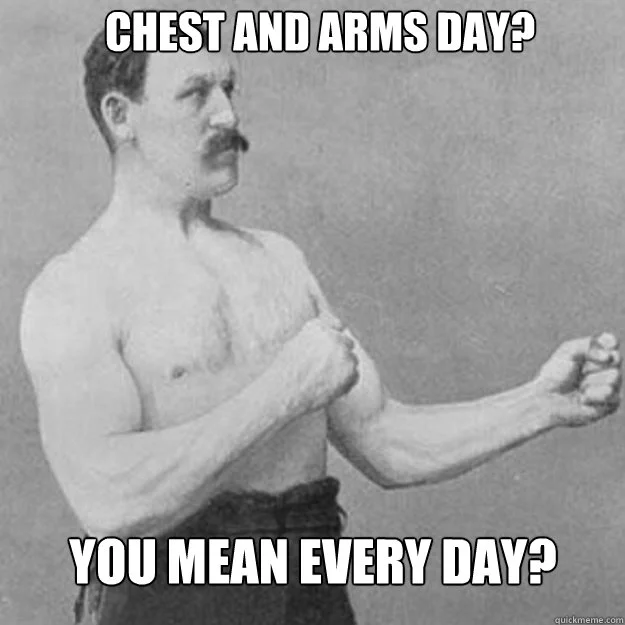 Sorry, overly manly man. That type of workout is so 20th century.