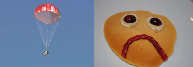  Parachutes and Pancakes - that sounds like a great title for a children's book! 