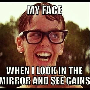 Or when you see how much time you're saving, while seeing gainz.