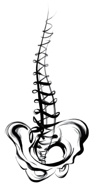 ... for a spinal clinic. I used to think I would be a medical illustrator, until I found out it would not, in fact, be a life of creating illustrations such as this.