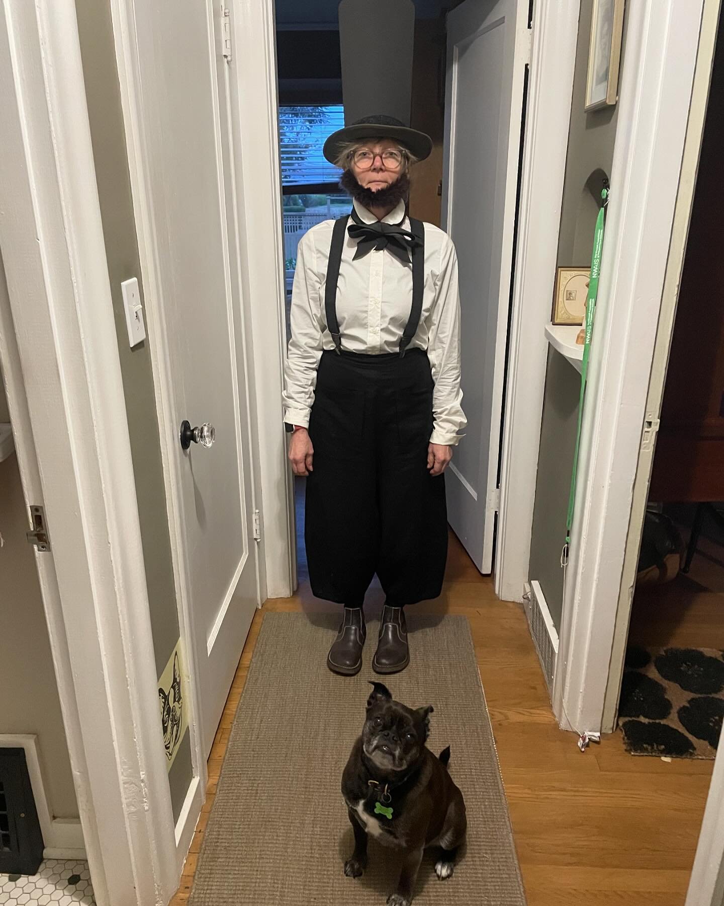 Halloween Hijinx: the kids have to vote for either Democracy or Monarchy in order to get candy. If they vote democracy they get candy and a tiny scroll of the Gettysburg Address. If they vote monarchy they get a blob of blood pudding
