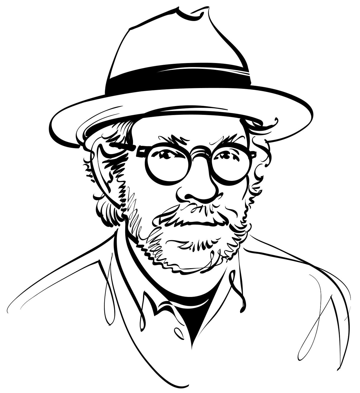 Barry Blitt is such a genius for capturing the moment. When Wier Harman asked years ago me to create portraits of geniuses of my choosing, for use at our glorious Town Hall, Blitt was at the top of my list, and he just continues to nail it!

#barrybl