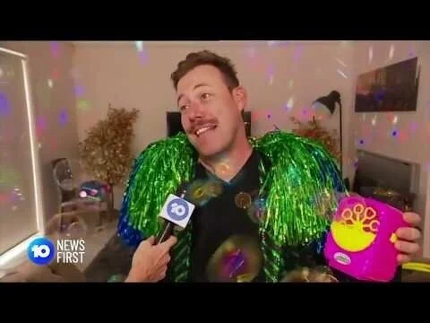 #DIYvivid Festival with Breko on Ten Nightly News