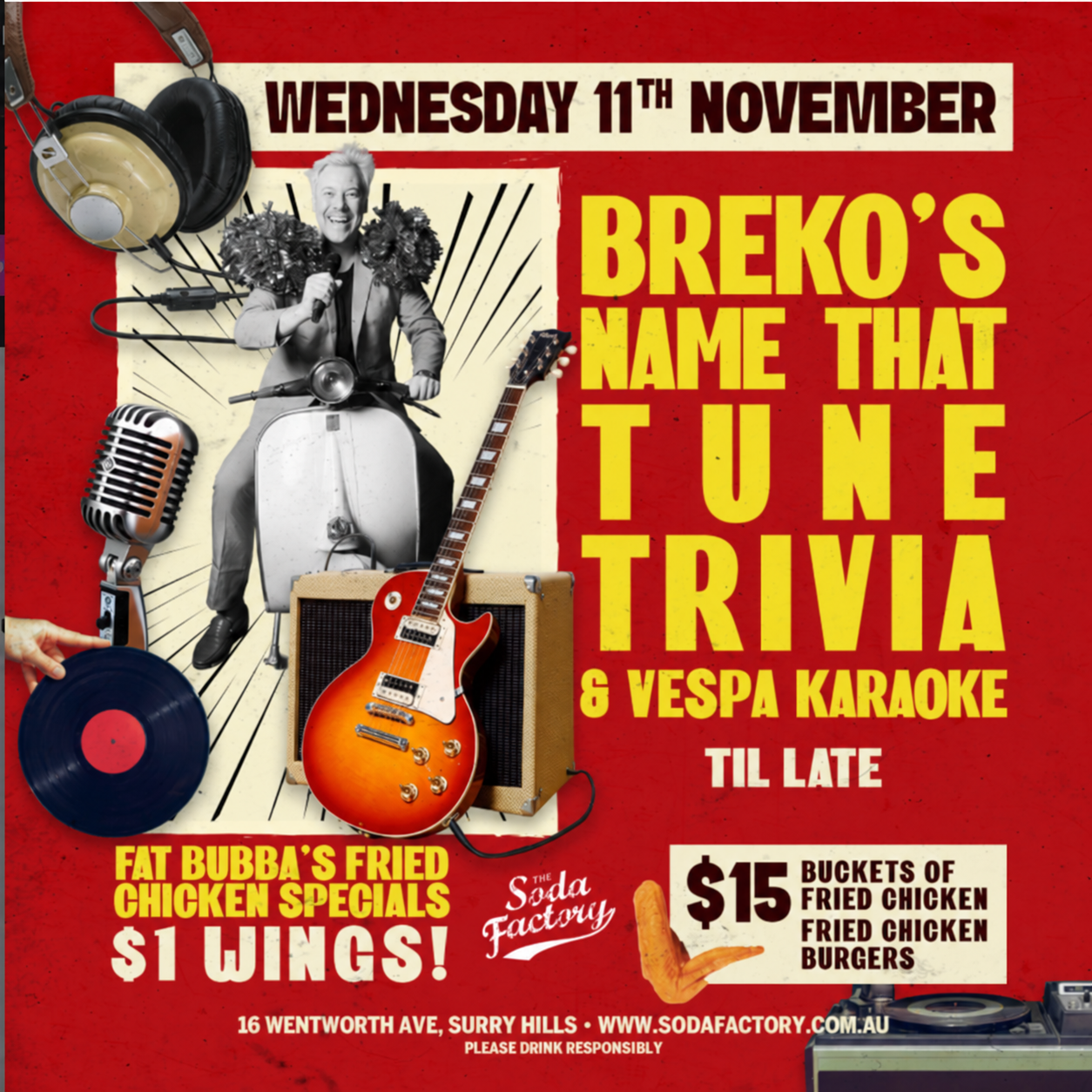 Retro Scooter Karaoke Poster.png