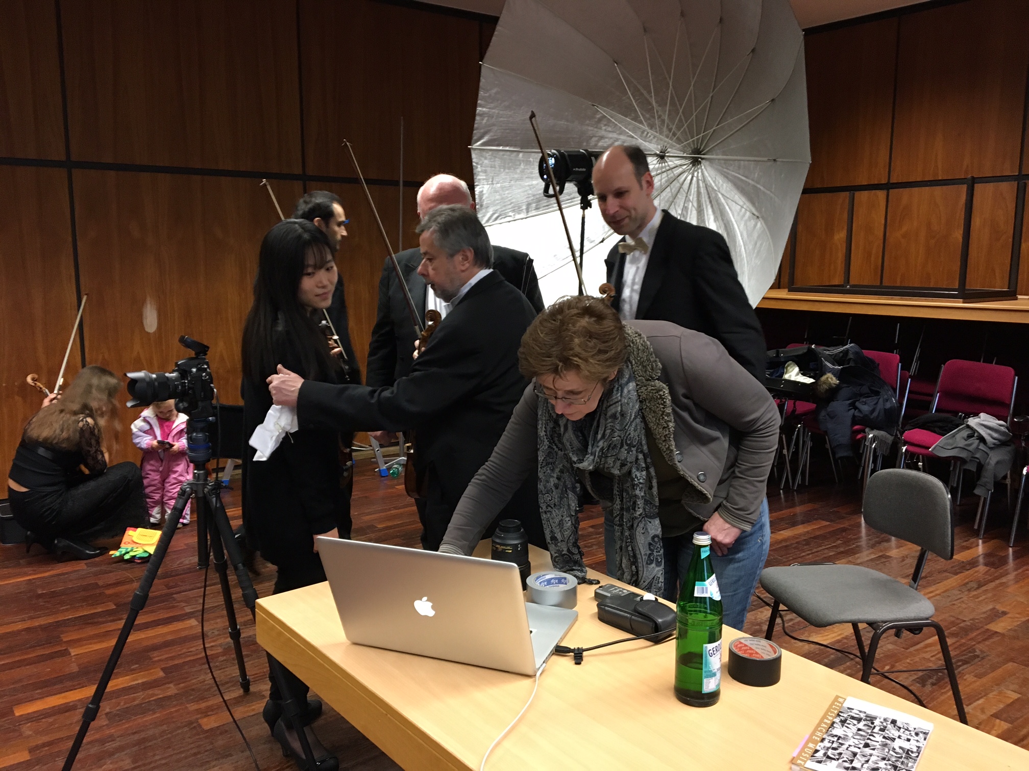 Photoshooting mit Symphonieorchester