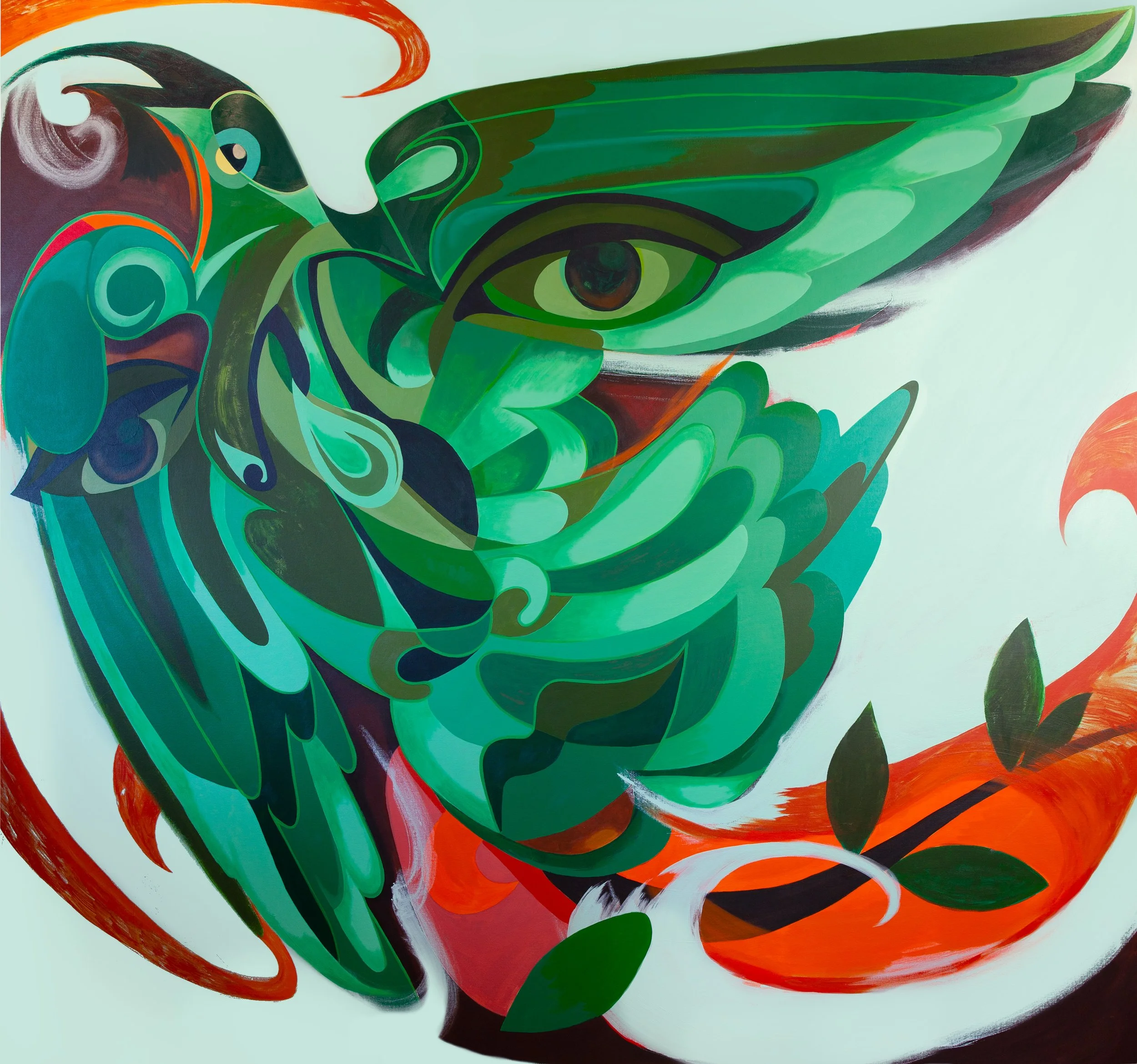   The Olive Branch, 2025   198cm x 183cm  Synthetic polymer on canvas  $5500 (inc GST)  Enquire   HERE   