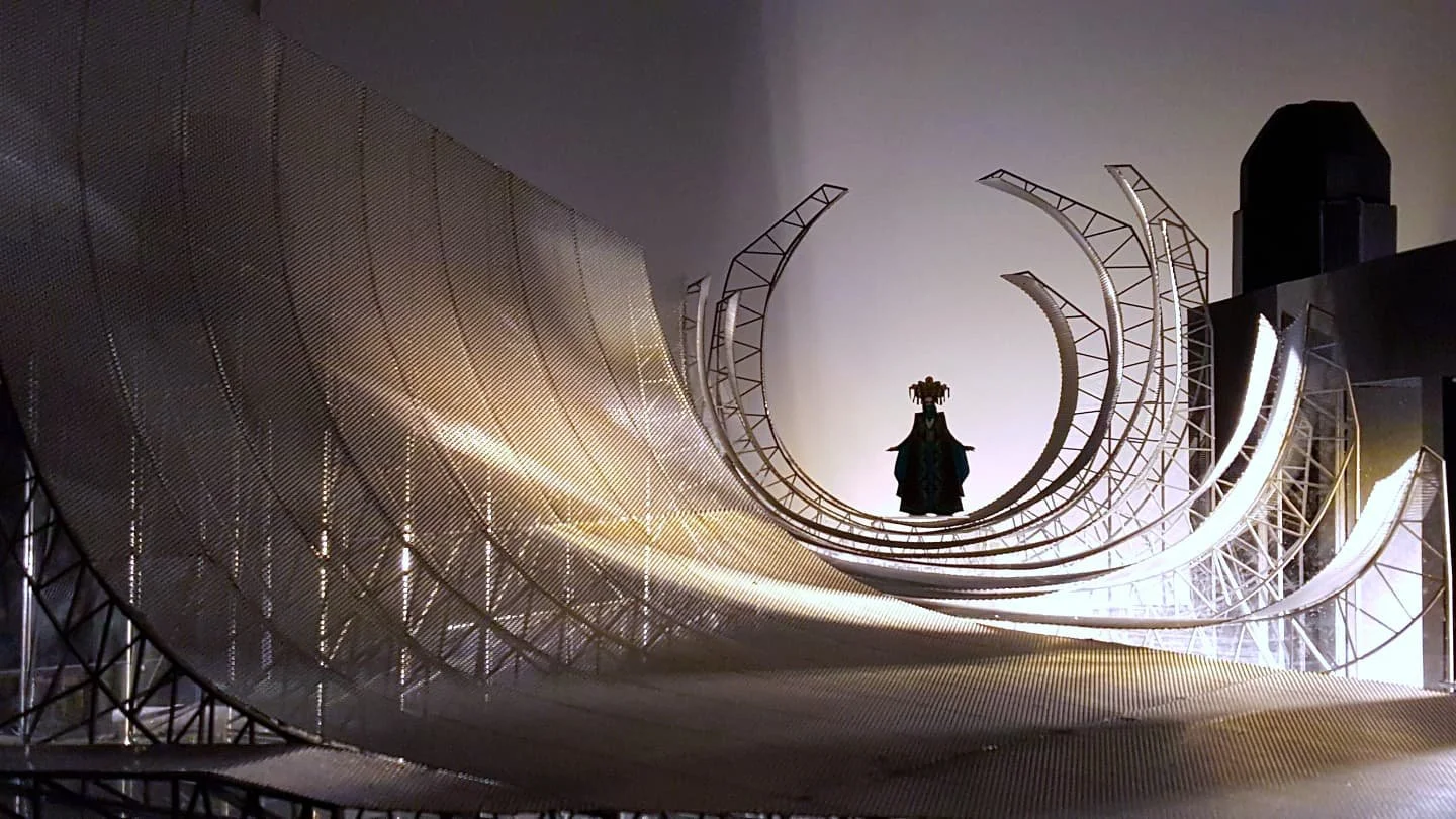 Eight years ago this week, I designed my first production for Santa Fe Opera &mdash; The Golden Cockerel by Rimsky-Korsakov, directed by Paul Curran.

The model for this show was one of the most complex I&rsquo;ve ever built: laser-cut curved truss s