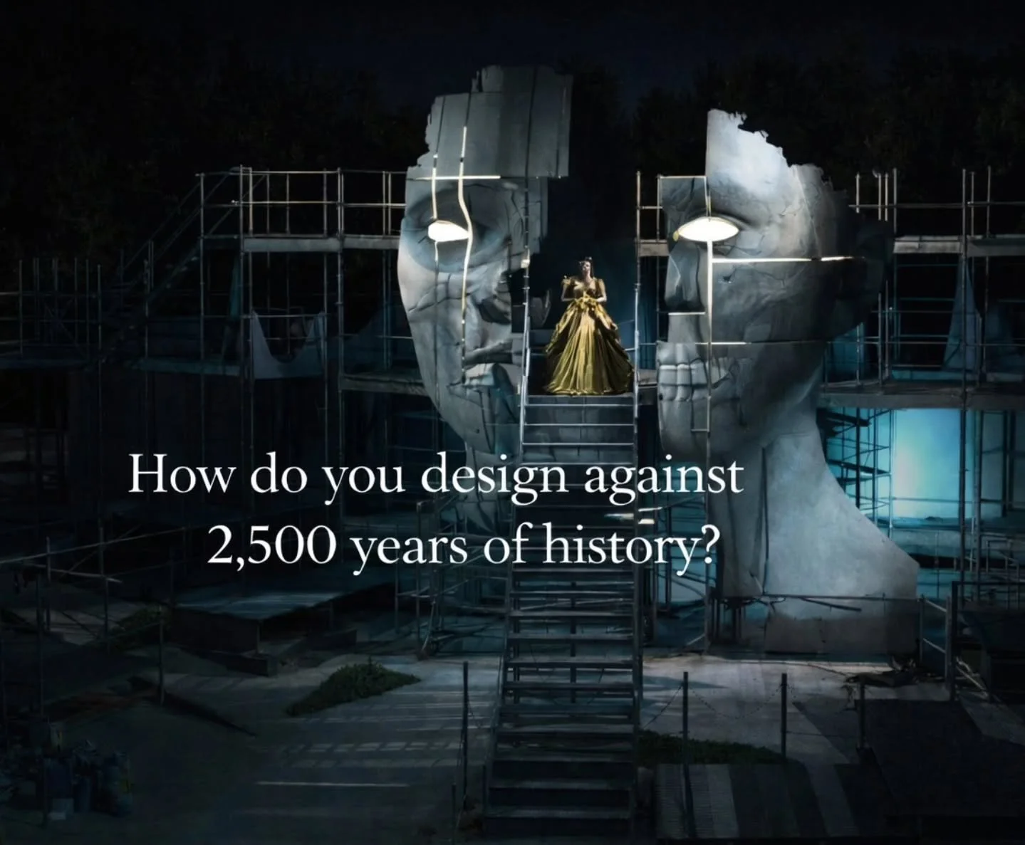 Phaedra &mdash; designing contemporary tragedy inside the ancient amphitheatre of Syracuse.

#SetDesign #StageDesign #euripides #amphitheatre #sicily