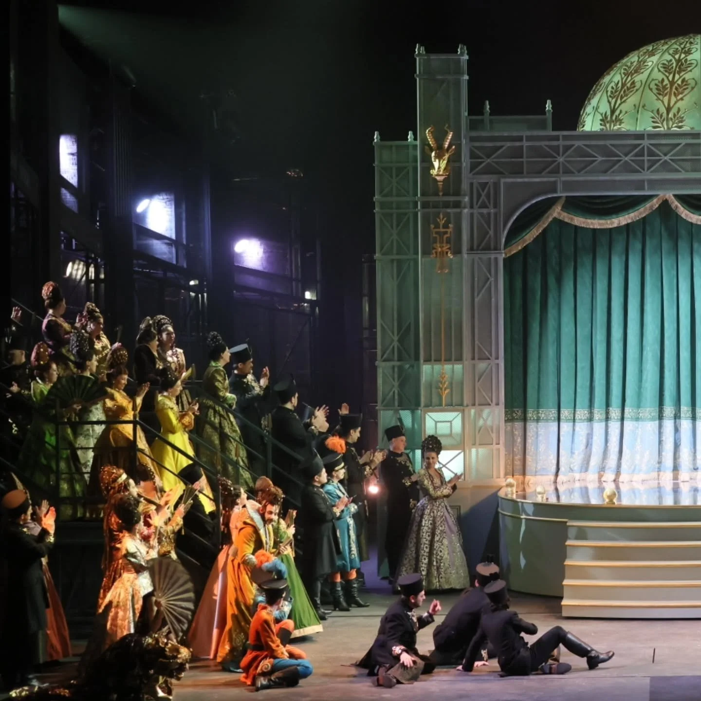 Photos from the Semiramide sequence within our new production of Nabucco at Teatro alla Scala.

The music for this extraordinary section &mdash; effectively a ballet within the opera &mdash; had not been performed since Brussels in 1848.

For the pro