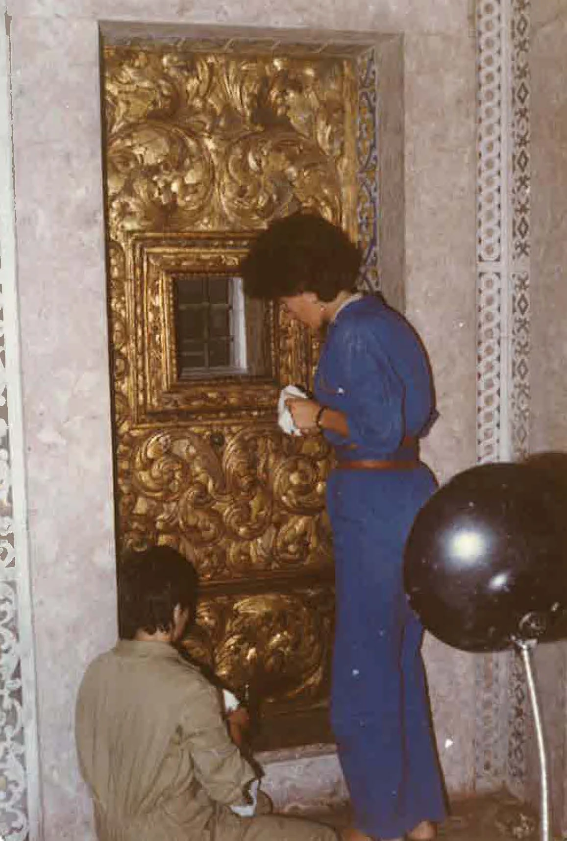 1981. Museu de Aveiro. Intervenção de conservação na talha do coro alto.