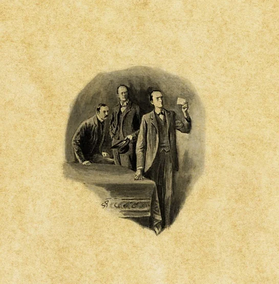 Holmes held up the paper.