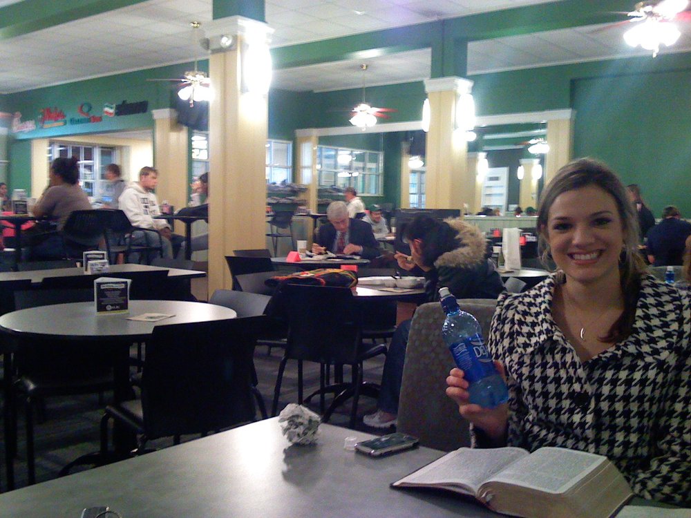  My younger sister's first semester at Baylor! &nbsp;Shot on iPhone, Nov 29, 2007.  (see her original iPhone on table)&nbsp; 