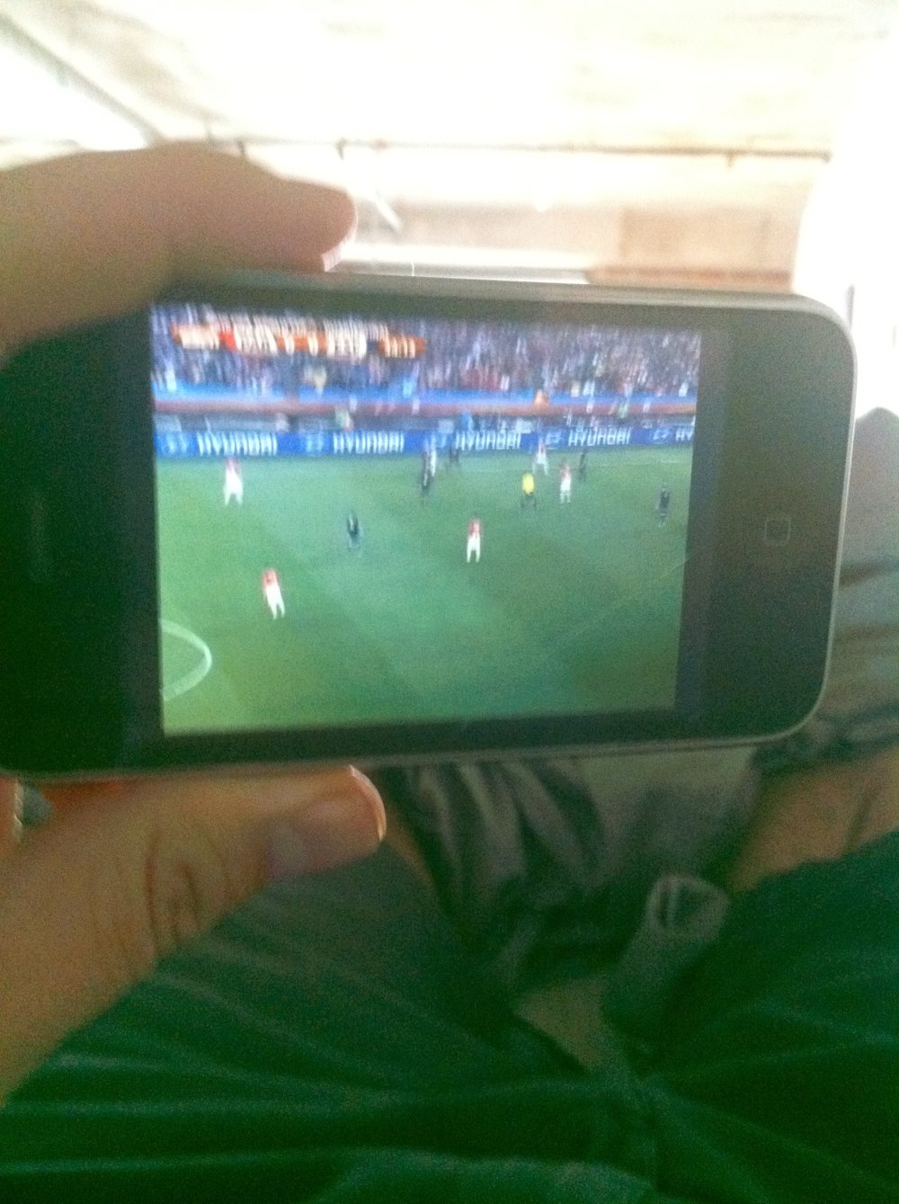  Right after I figured out how to watch the World Cup Qualifier on my iPhone. 