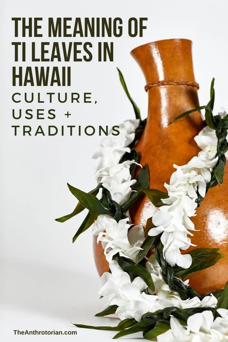 Ti Leaf Lei in Hawaii