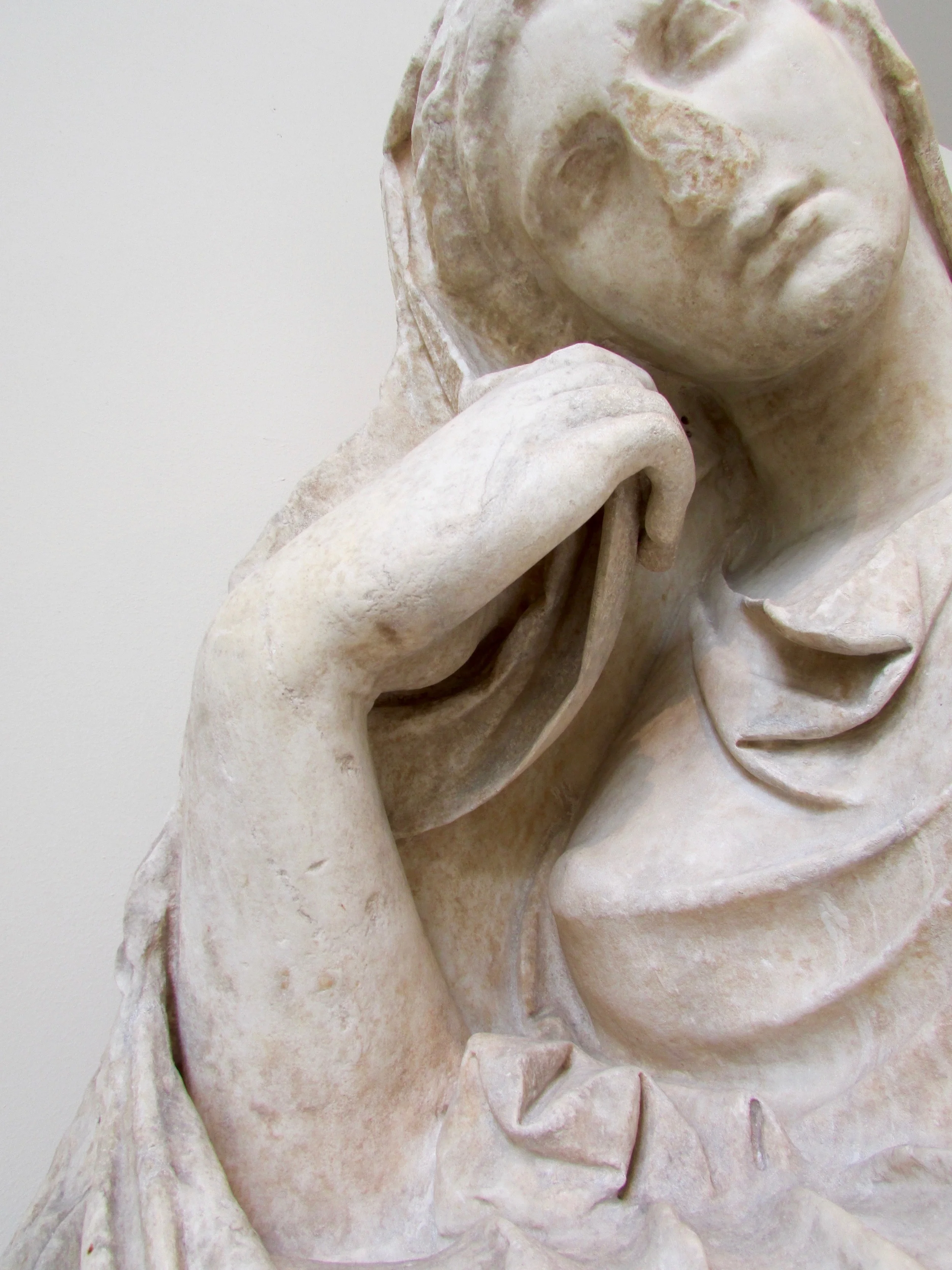 A sculpture in the Greek & Roman Art wing of the Metropolitan Museum of Art, New York