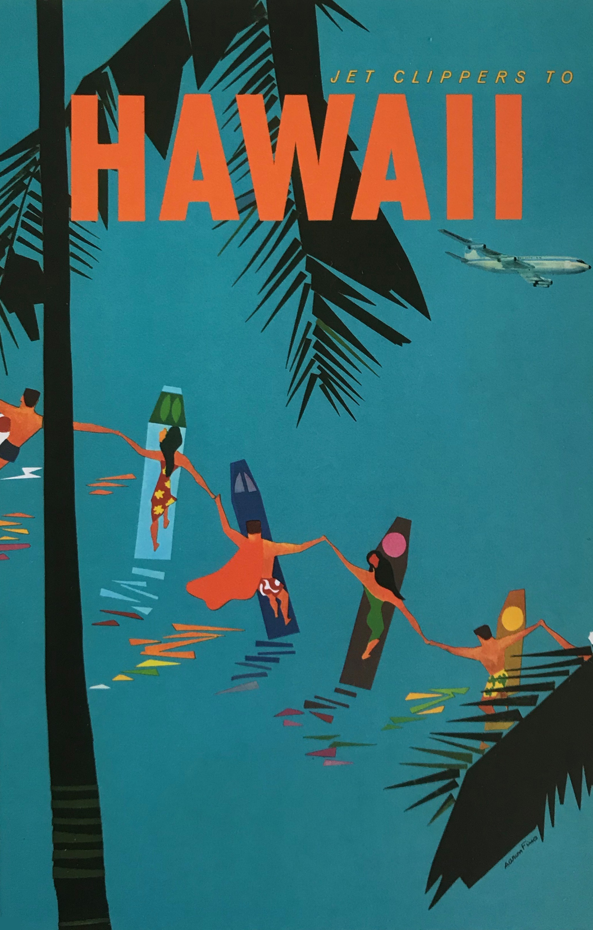 Hawaii 1960s Travel poster - Hawaii 1960s Travel - Posters and Art Prints