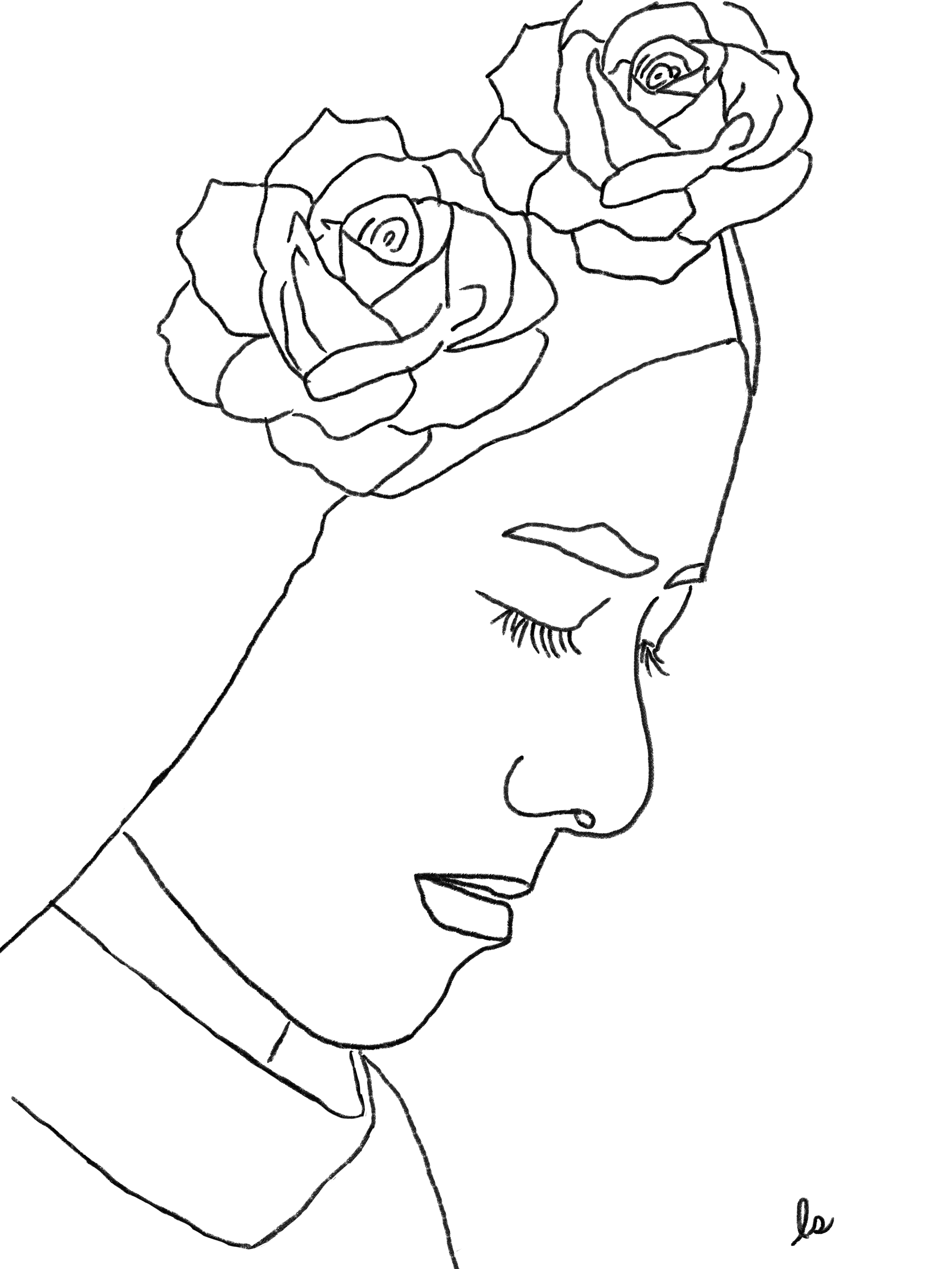15 Line Drawings of Beautiful Women You Need In Your Life — The ...