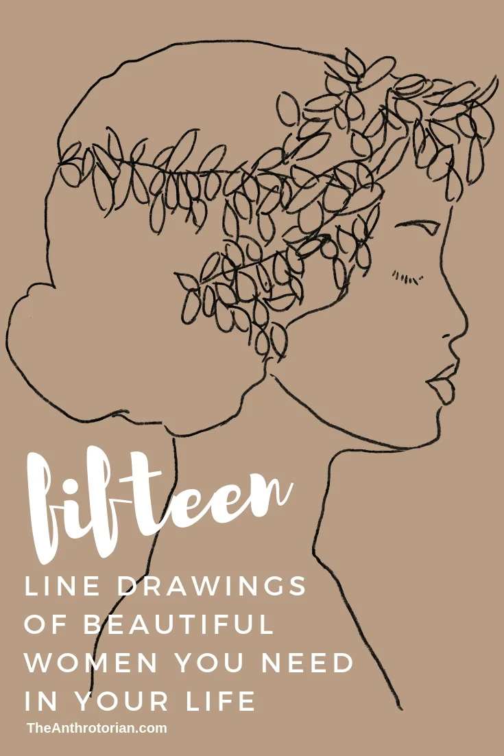 15 Line Drawings Of Beautiful Women You Need In Your Life
