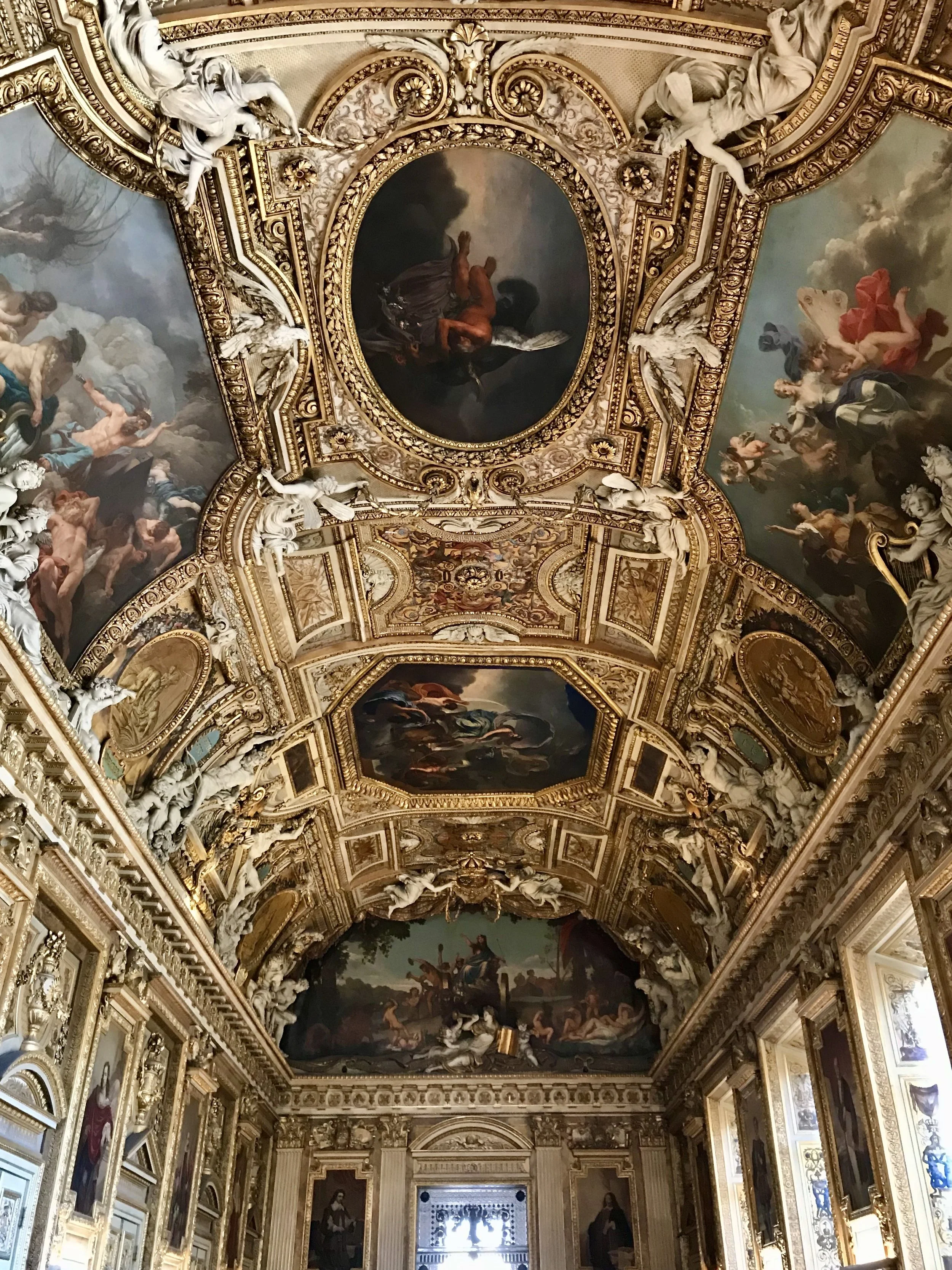 The Louvre galleries