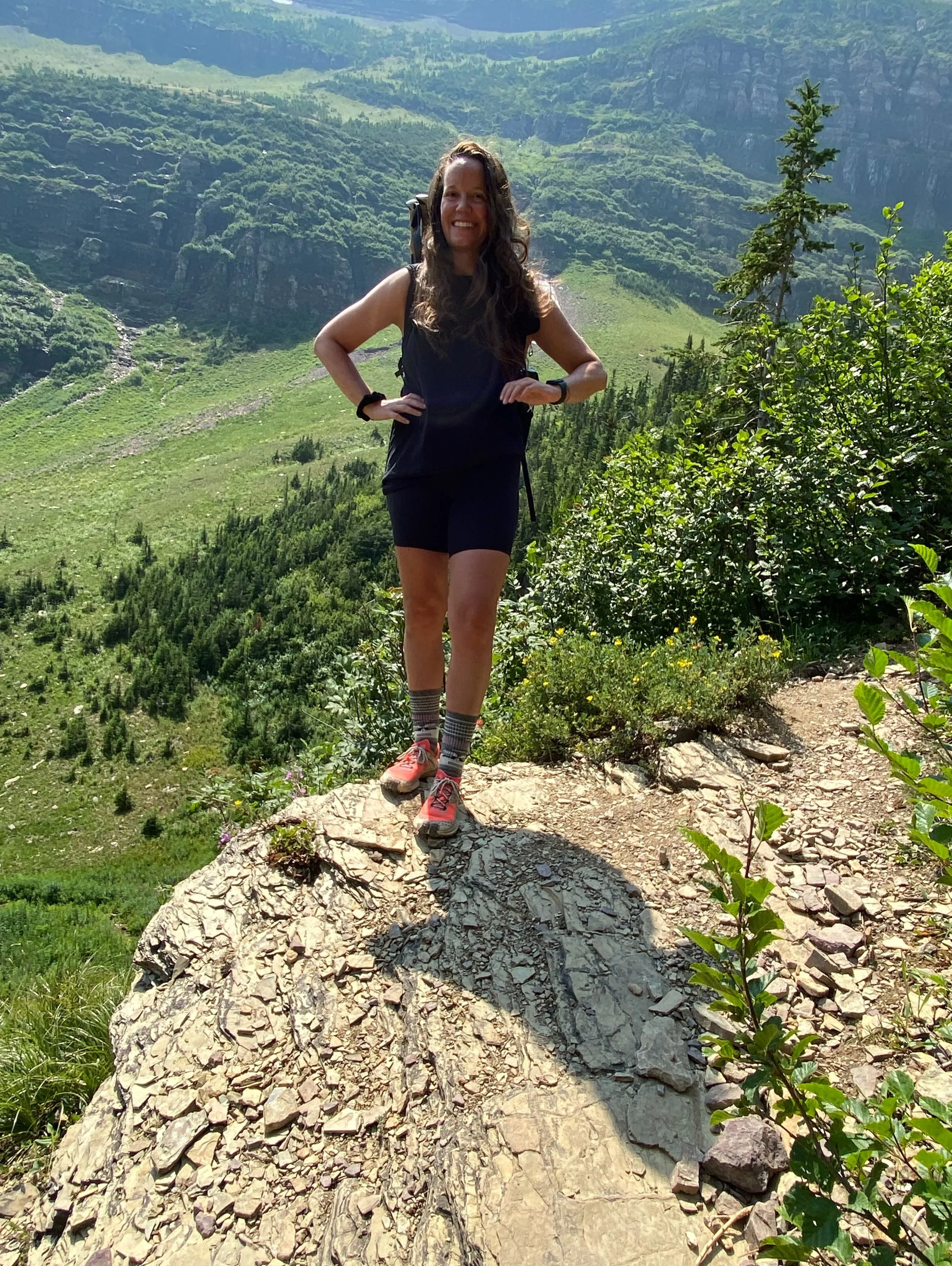 Nothing like a little 21k hike in the woods on a 28 degree August summer day! Wall Lake to Bennet Pass to Akamina Ridge and back. Started in Alberta, crossed into BC and viewed Glacier National Park in the US! 

Plus. Jumped in a lake (of course) and