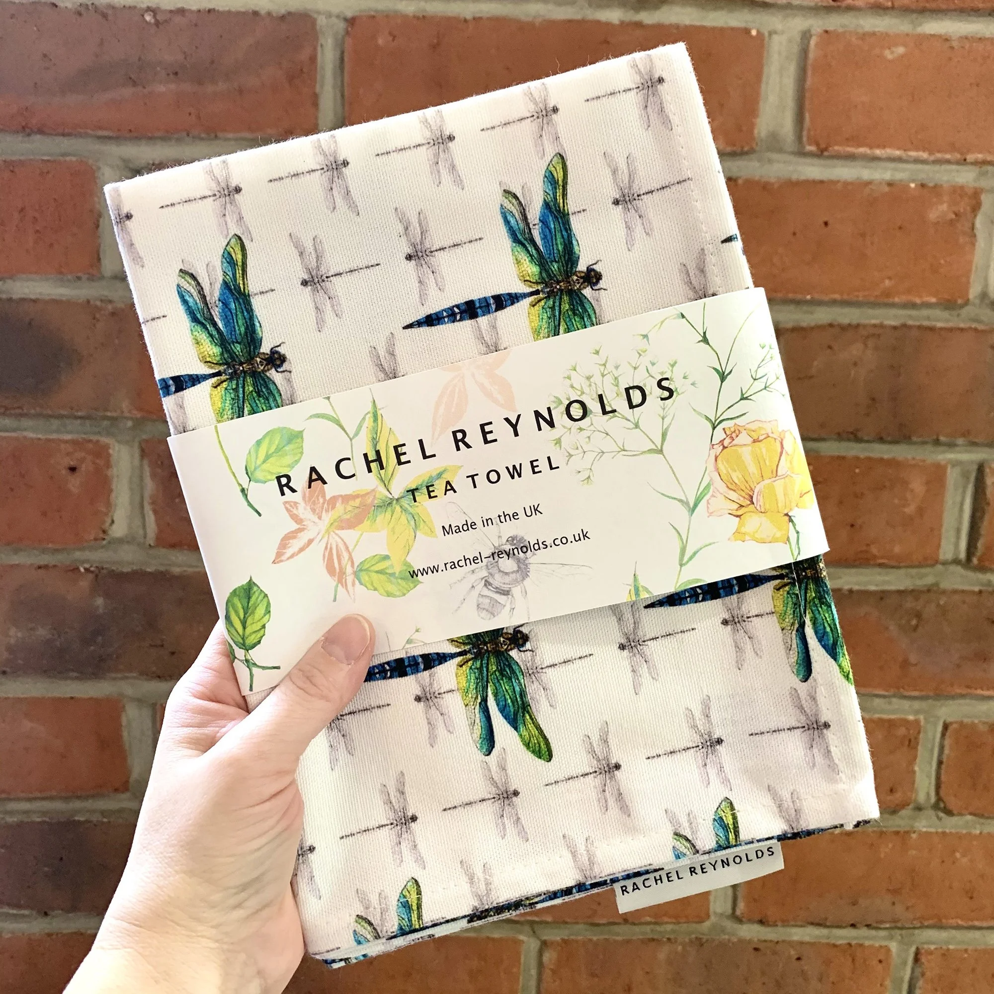 Dragonfly Tea Towel Folded.jpg