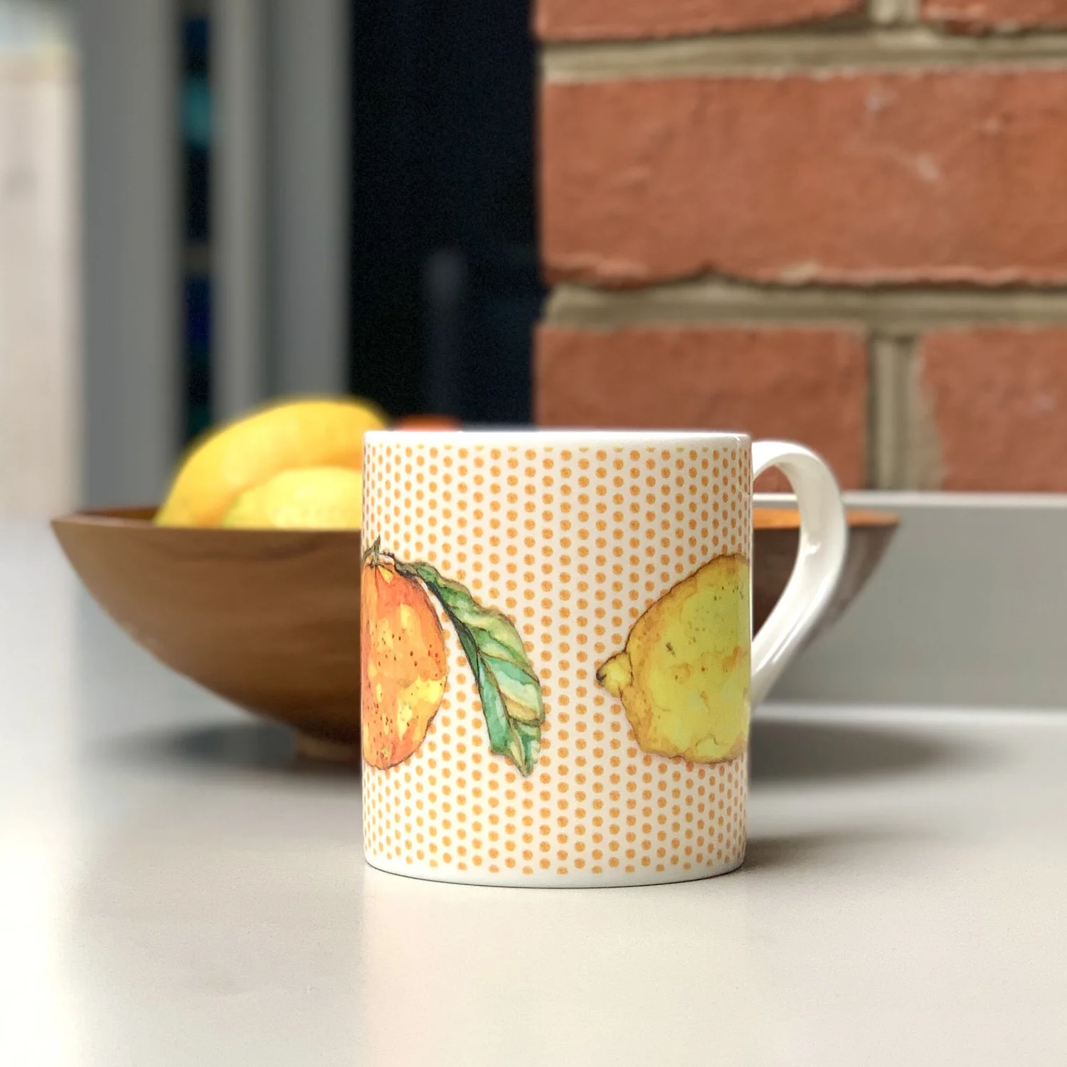 Oranges and Lemons China Mug — Rachel Reynolds1