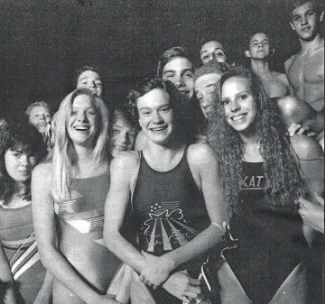 1990s Jr. Nationals Qualifiers: (Left to Right) Front row: Meghan McGovern, Cathy Angerstein, Alegra Breaux, Julie Musgrove. Back row: Chris Archer, Steve Quance, Weston Cerny, David Baker, Brian Hurst, Michael Reynolds, Joe Asher and B.J Allenstein.