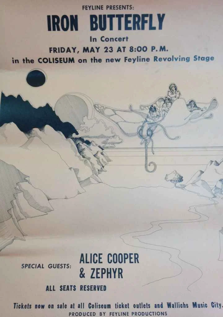 Dr. Dreary's Magnificent Time Machine: This Day In Alice Cooper History, 1969, Phoenix Coliseum