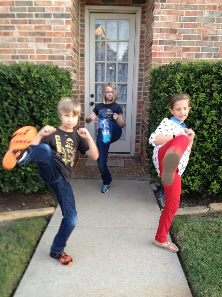 The Reece family are all Black Belts!