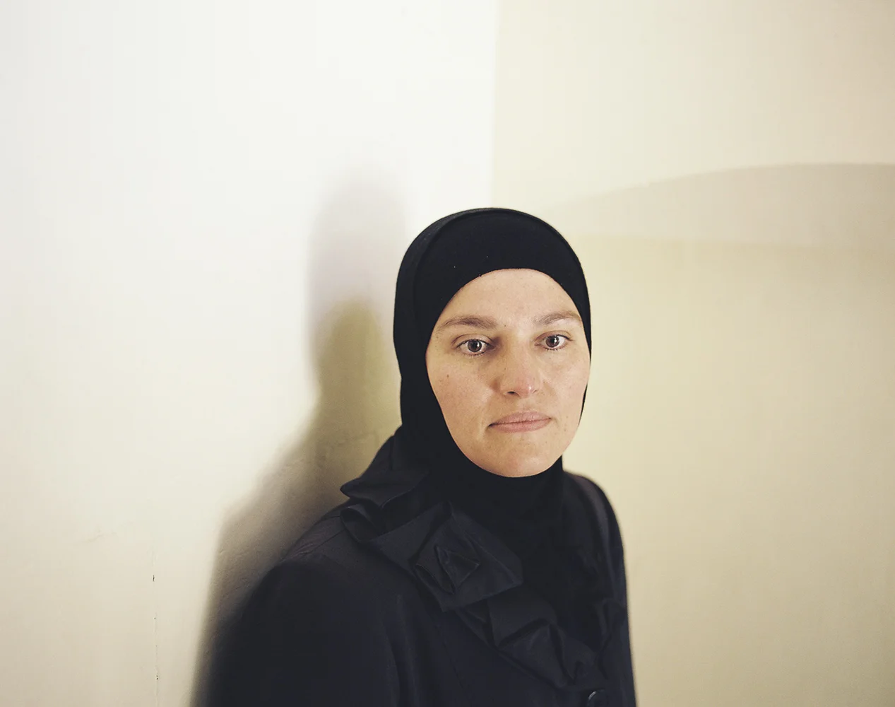 Ibtesam (40), an english teacher from Aleppo, fled to Kilis seeking medical help after a bomb dropped on her home killed her 11-year-old daughter Iman and left her other daughter Aya (14) injured with a broken skull and consequently amnesia. "I lived a normal and simple life in Syria" says Ibtesam, who was pro-revolution because she wanted a better life for her children. Now, she visits the center for displaced Syrian women in Kilis daily to learn hairdressing, in hopes of finding work to support her family. Ibtesam's name in Arabic means "smile".