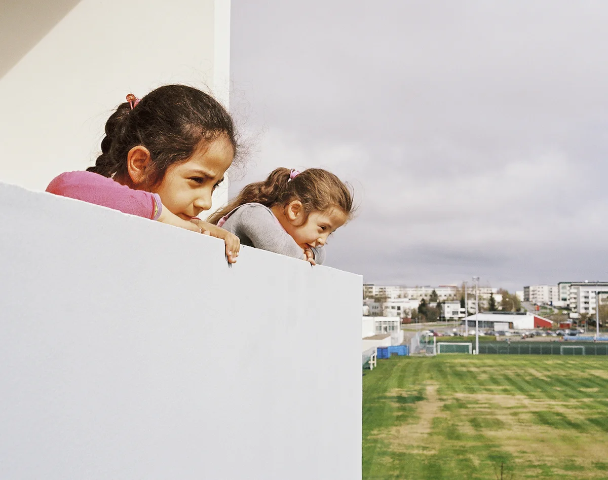 "Are we in paradise?", Maria (6) and Sarah (5) asked their mother when they first arrived from a refugee camp in Lebanon to join their father in Iceland on January 2016. Days later, a celebration of fireworks in Reykjavik terrified the children and reminded them of bombs in Syria.