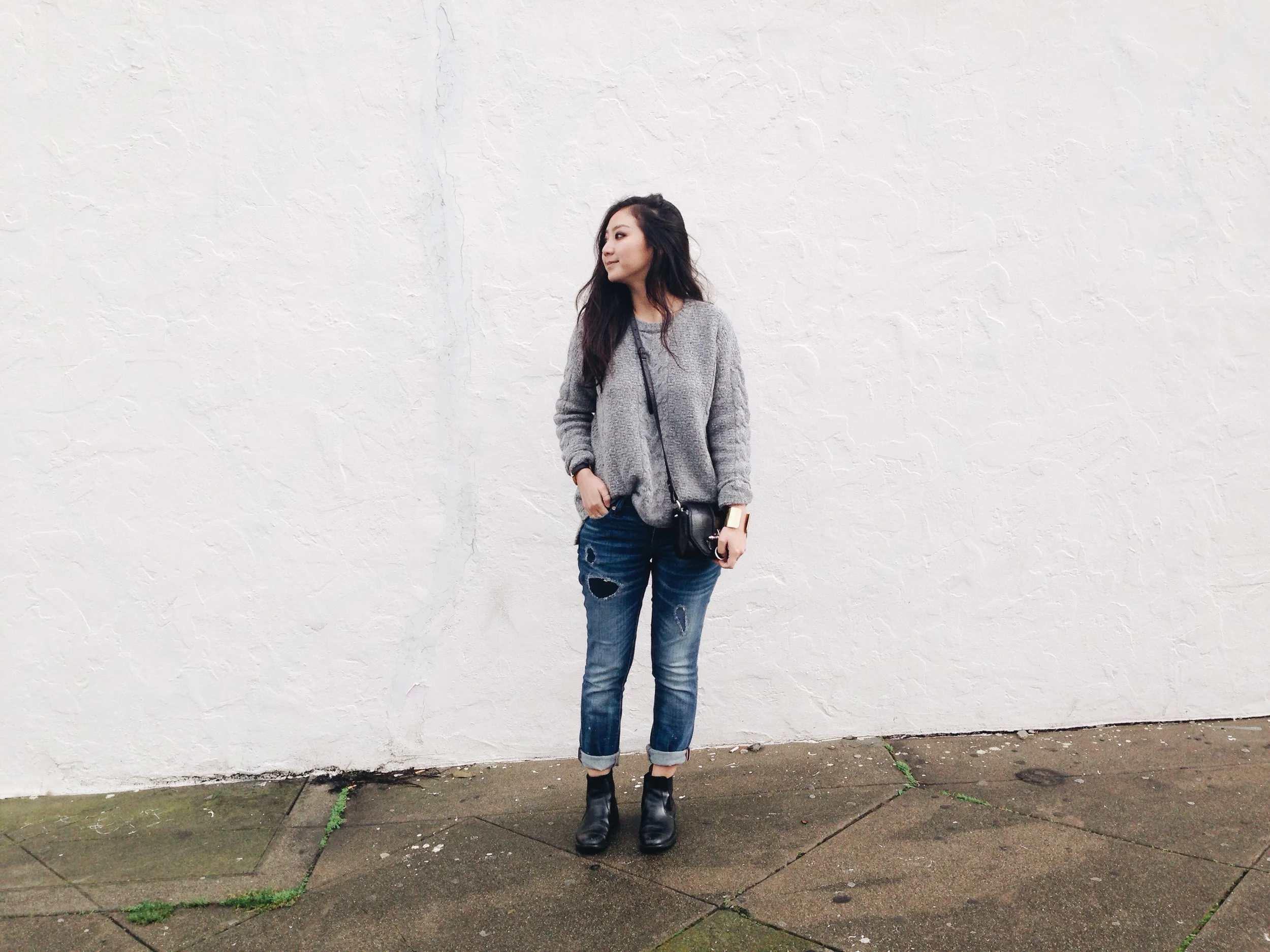 Gray Knit — tiffany wang