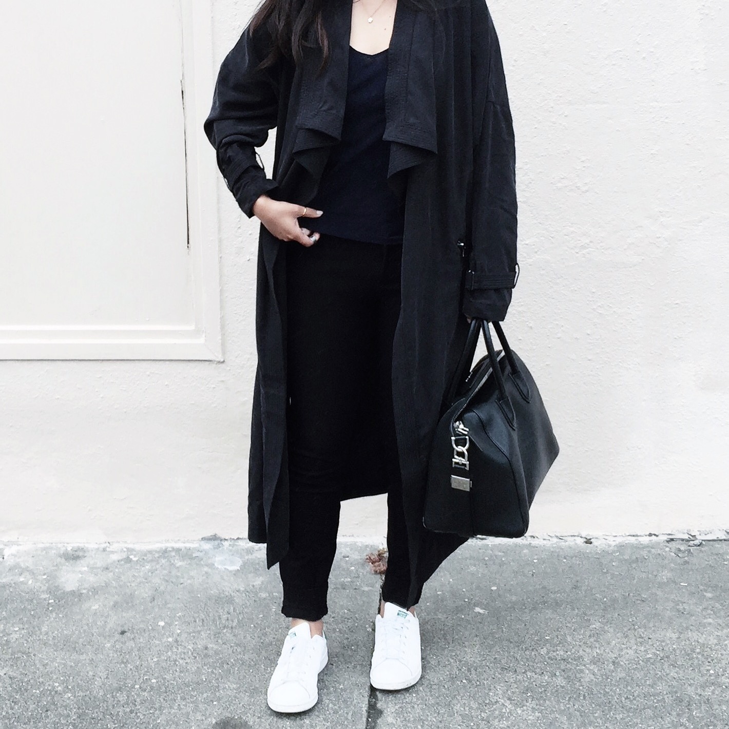 black trench coat zara