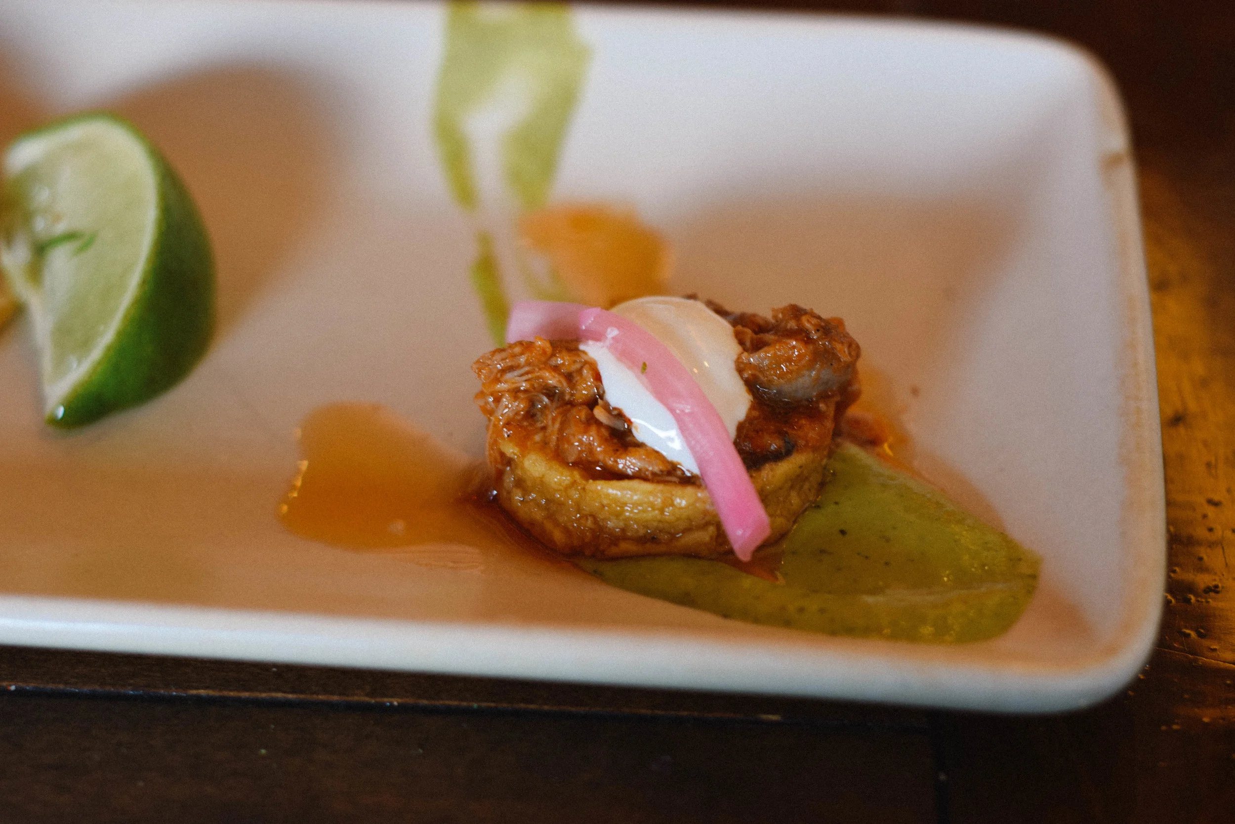 DUCK SOPE WITH AVOCADO MOUSSE @ COPITA