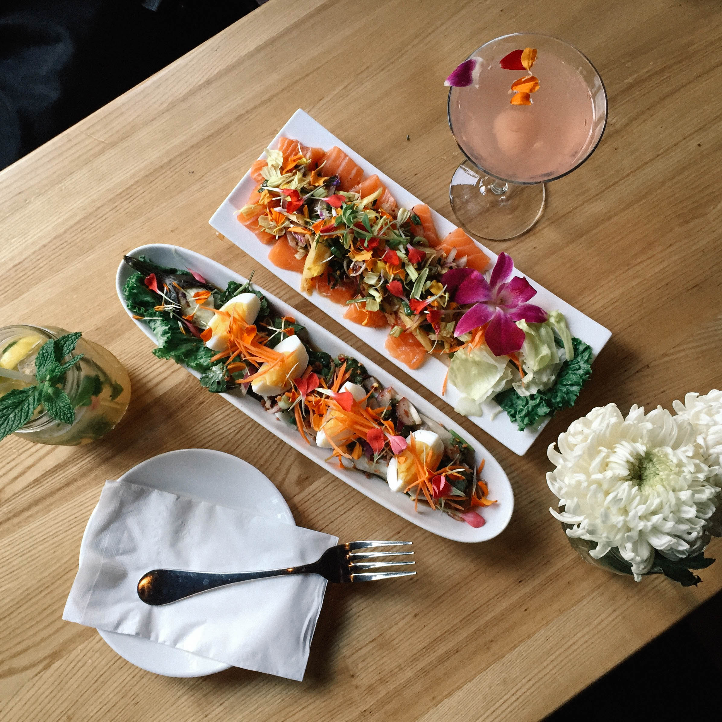 YAM MAKUA YAO, SALMON CEVICHE