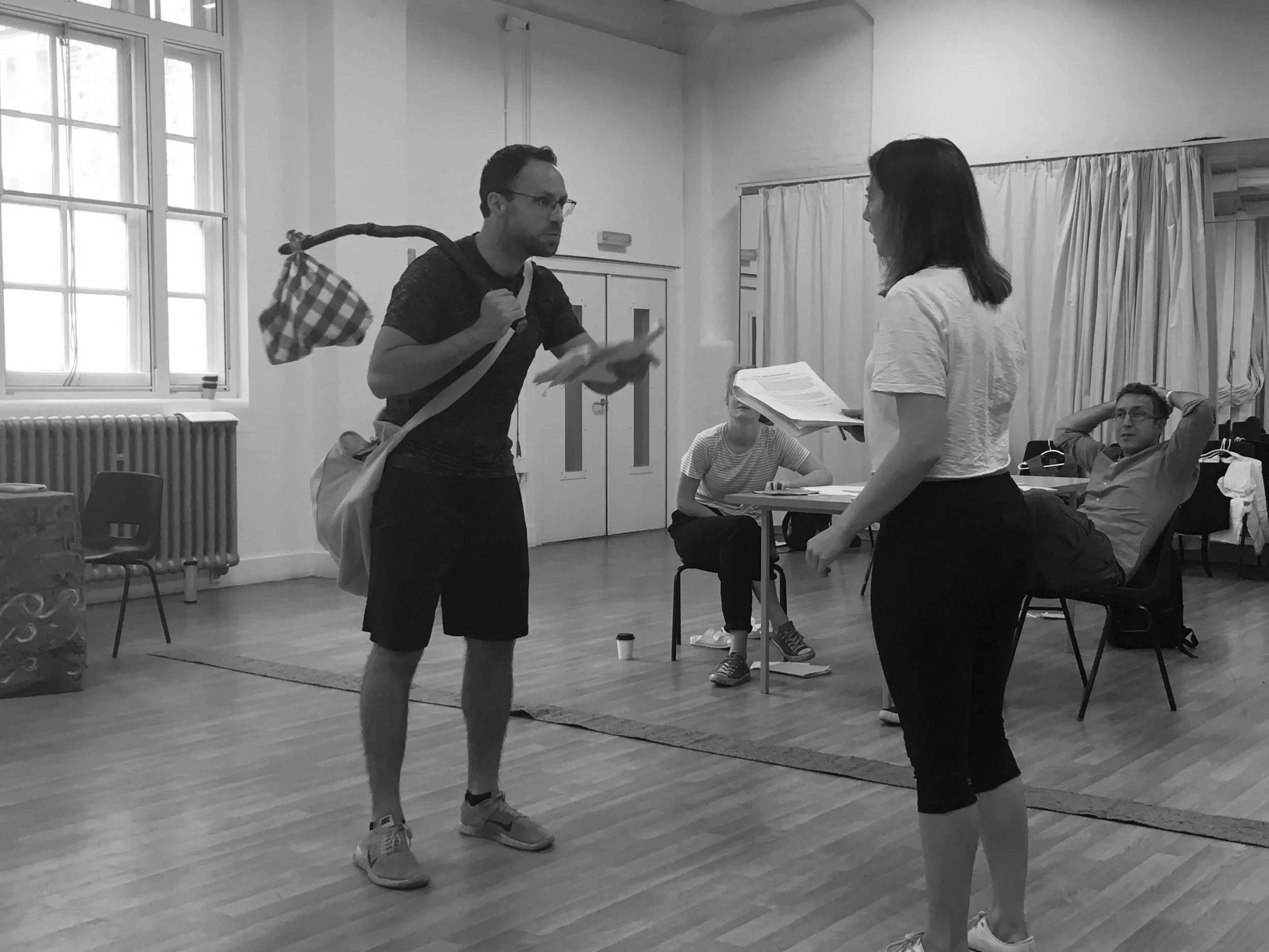 Our Dick Whittington pantomime in rehearsal