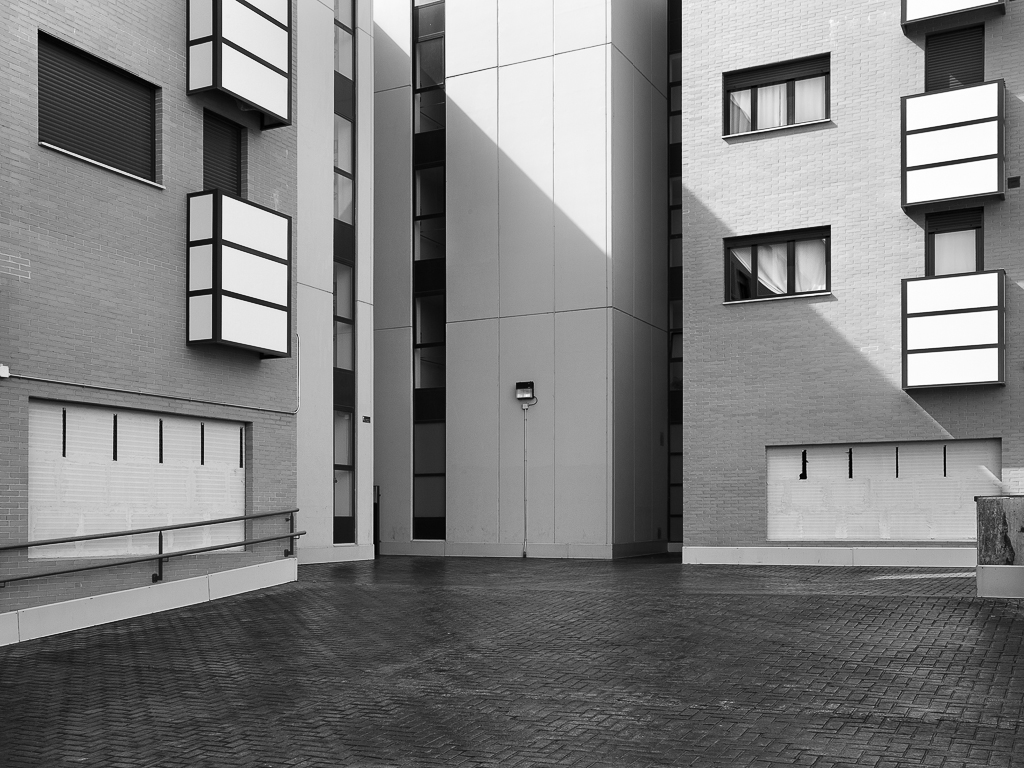 Logroño. Residential buildings between Calle Arrubal and Calle Agoncillo