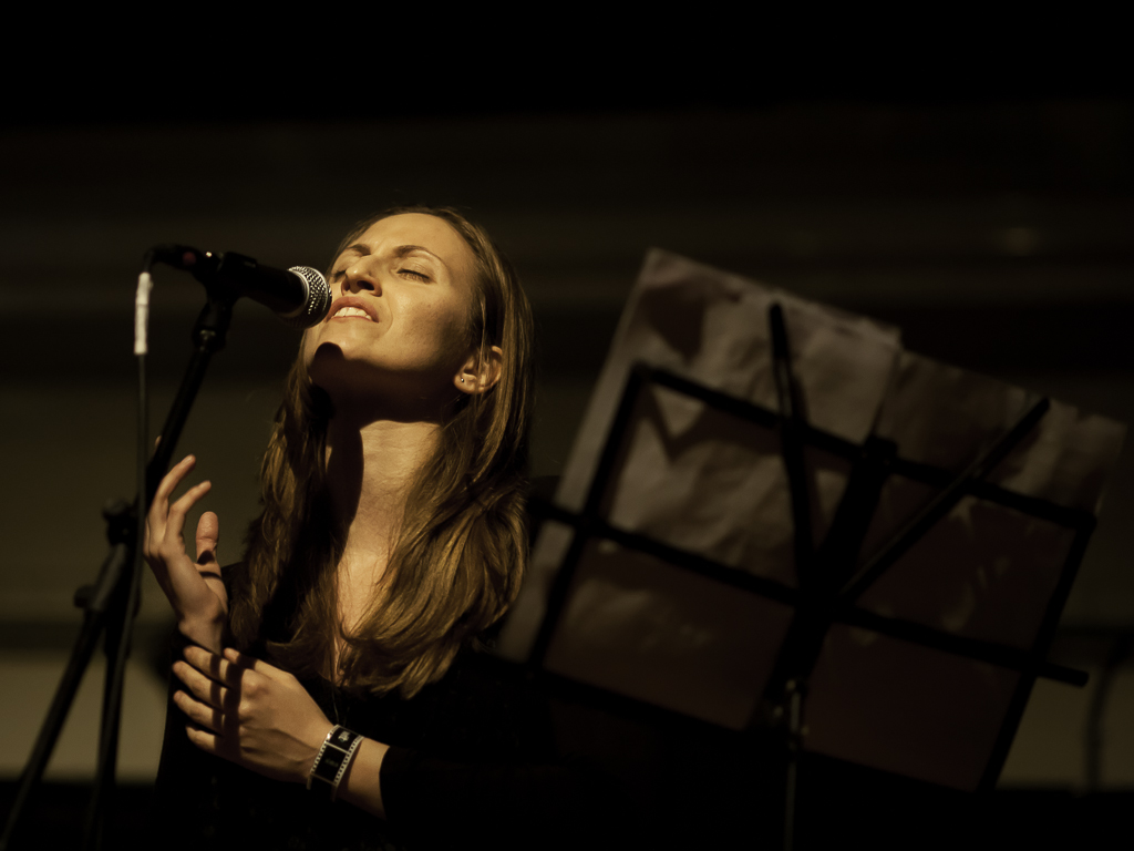 The singer Anna Maria Pozzoli