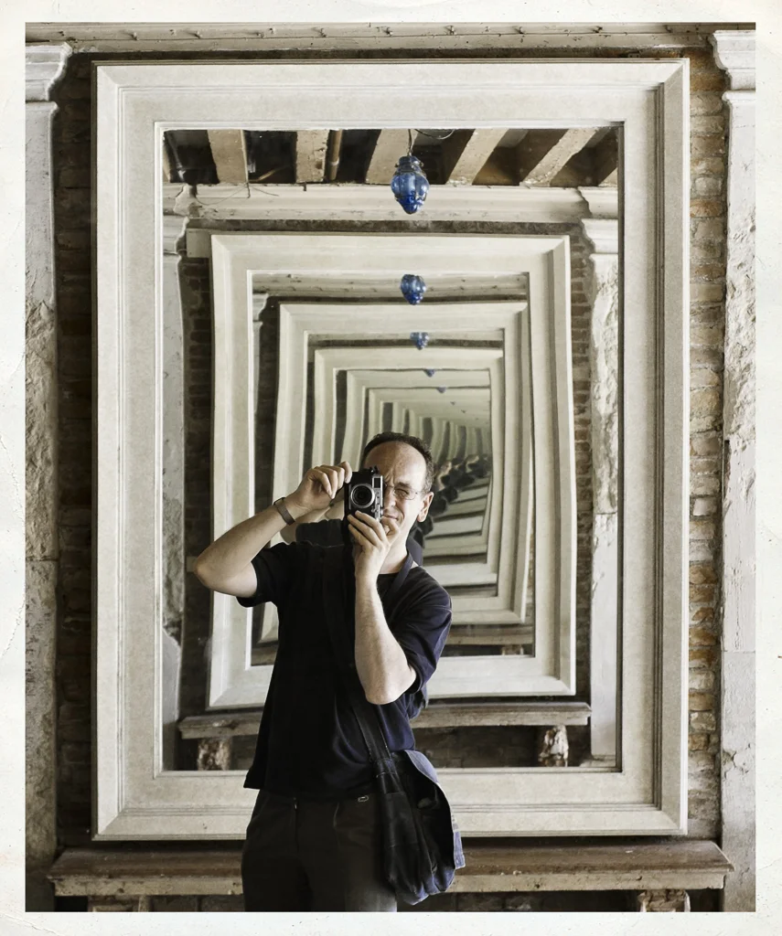 Self portrait in Mise en abyme
