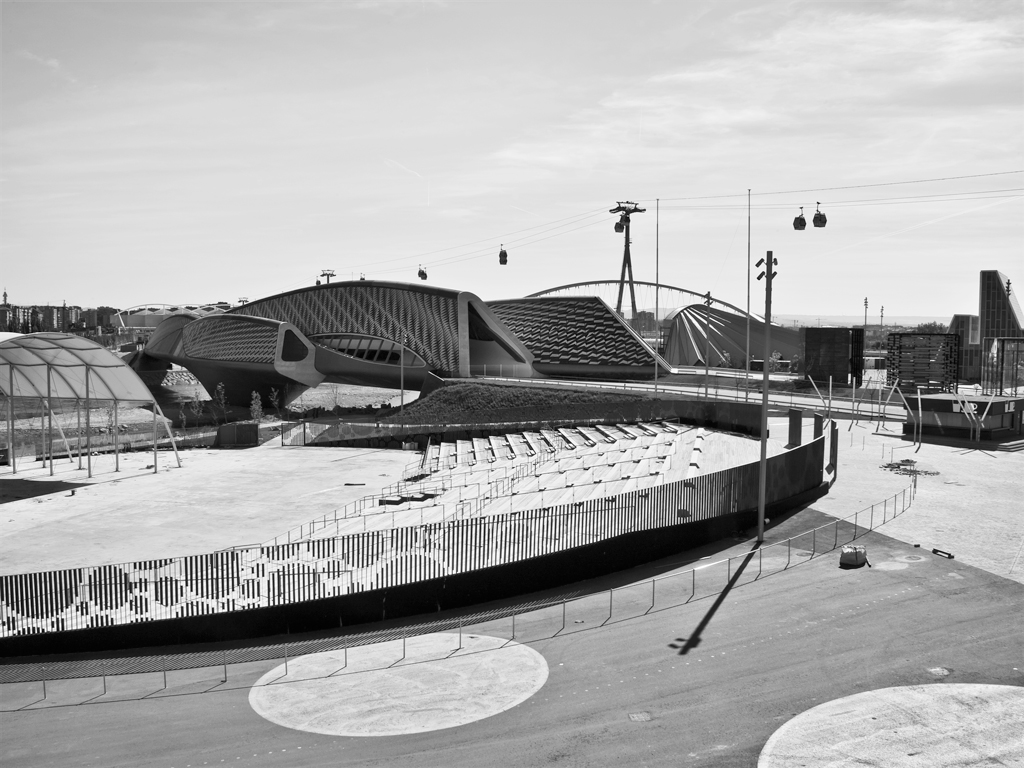 Bridge Pavilion by Zaha Hadid and Arena