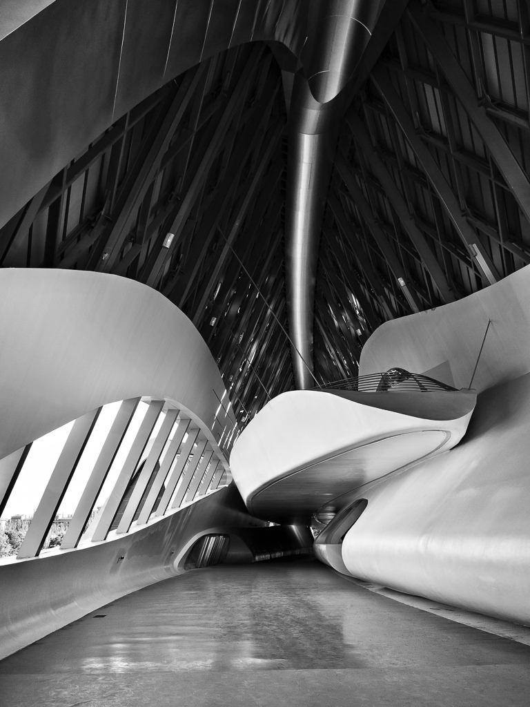 Bridge Pavilion by Zaha Hadid (Interior)