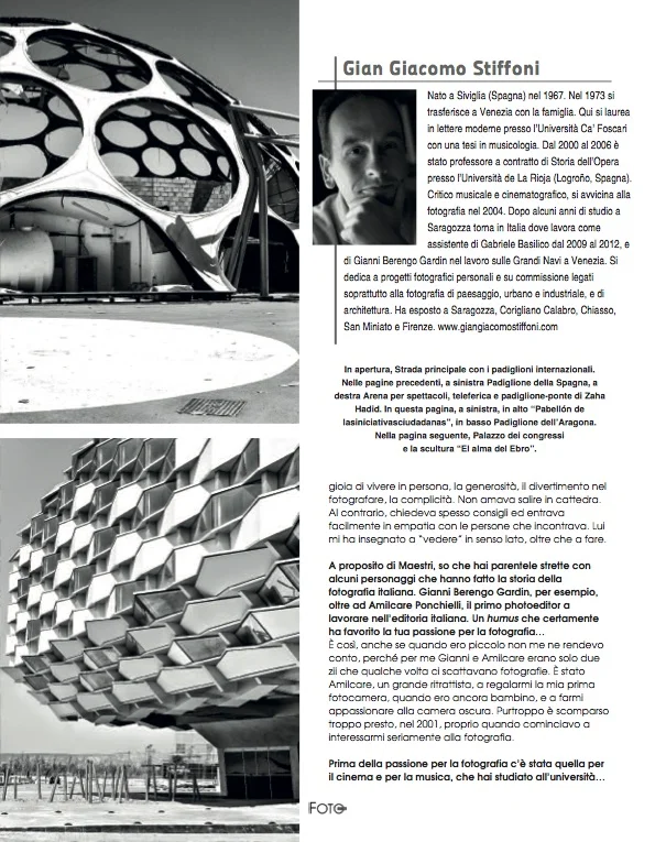 Two pages of the interview.
