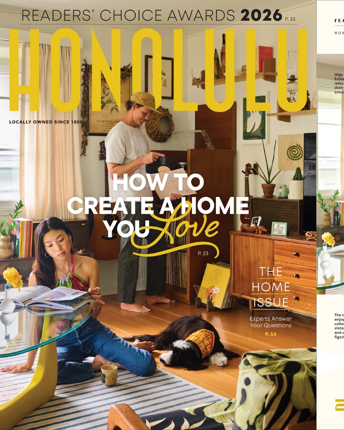 Thank you for featuring our lil hale in your latest issue @honolulumag💛🙏🏽. Honored to be included alongside so many friends. Mahalo @briecheesecake for sharing our story and @tommyshih for capturing all the details.

And shoutout to all our friend