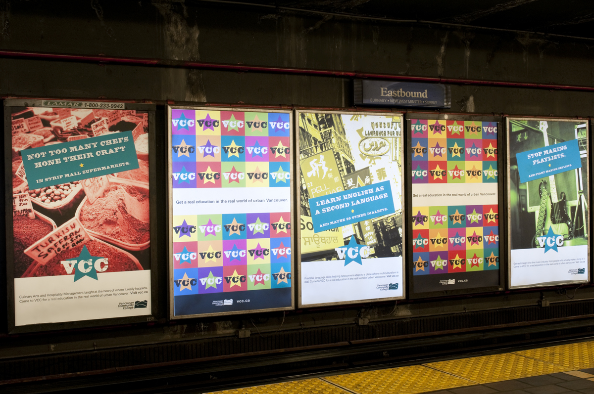 Backlit Ads - Granville Skytrain Domination