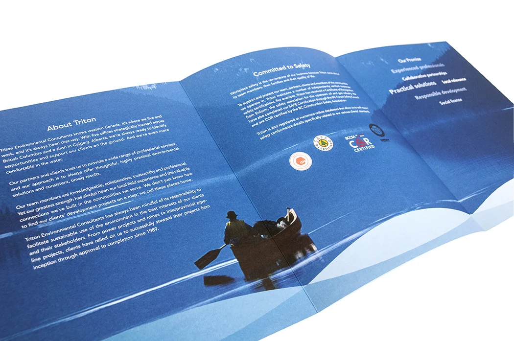 Double-Gate-Fold Brochure - Open