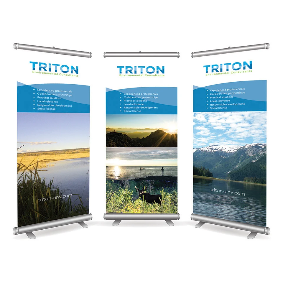Single Vertical Trade Show Banners