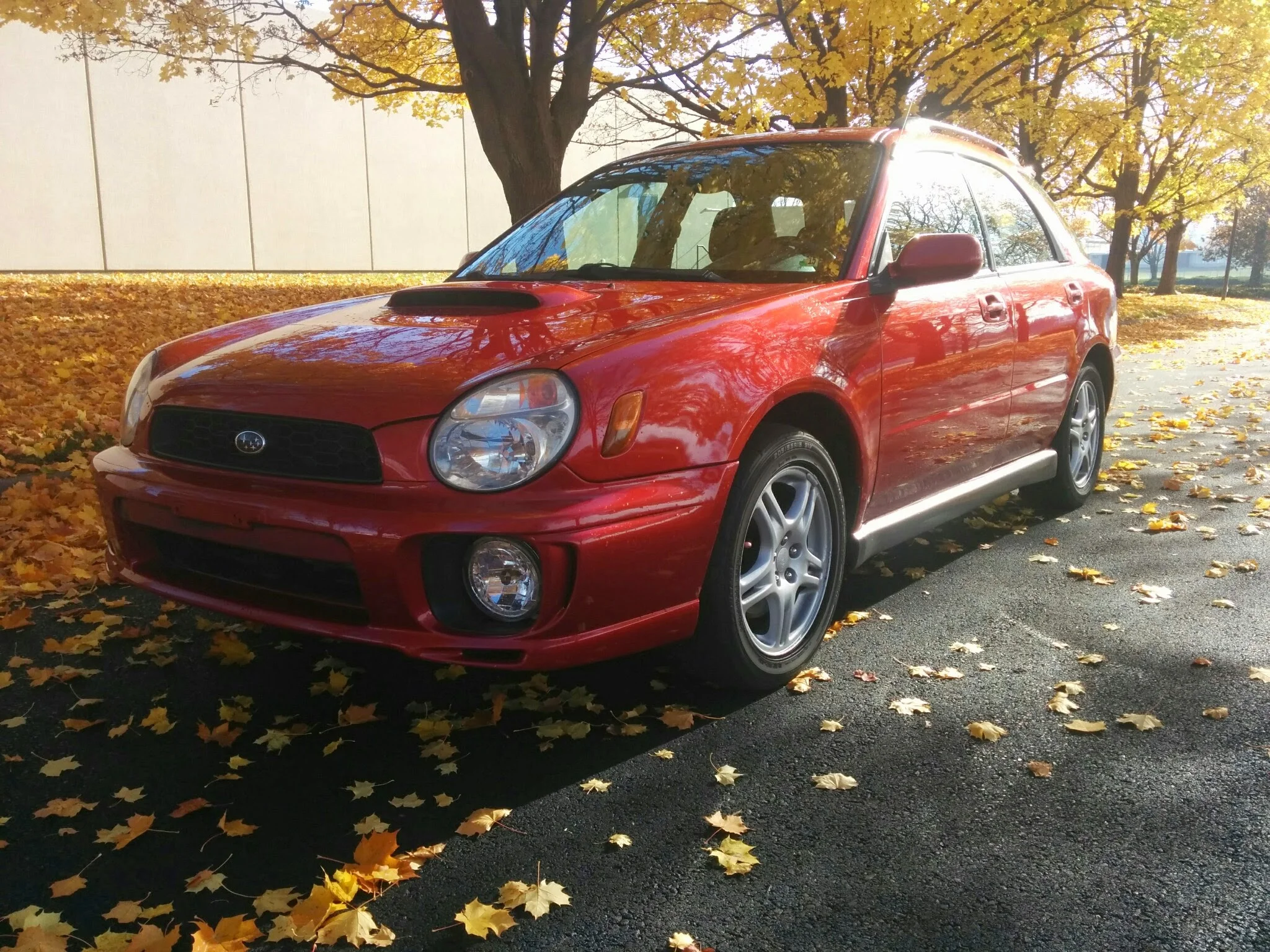 2002 Subaru Impreza WRX Sedona Red Wagon