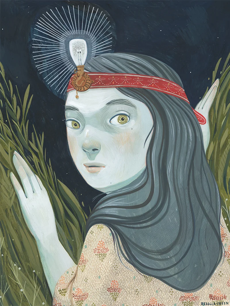 Personal Work 11x14" Gouache and Colored Pencil on Paper
