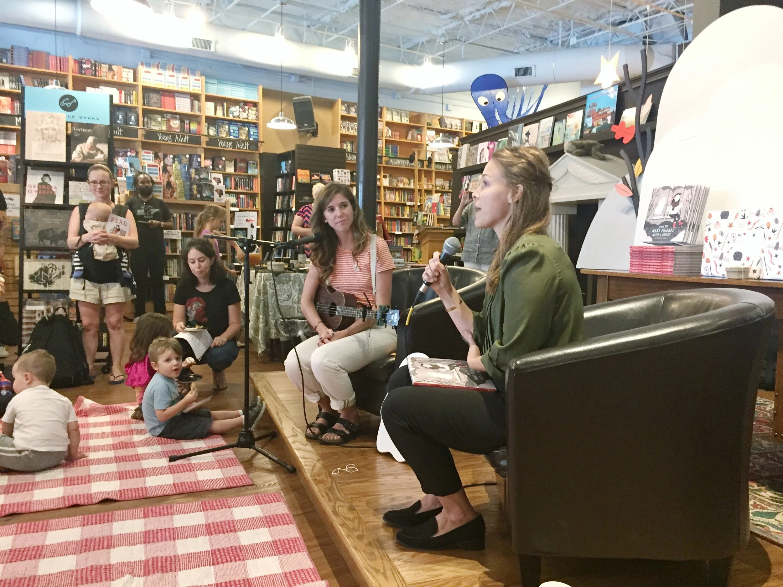 Talking about the book!